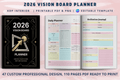 Vision Board Planner | KDP Interior graphique