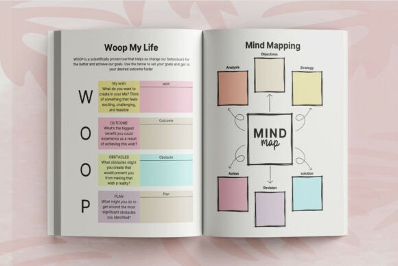 Vision Board Planner | KDP Interior graphique