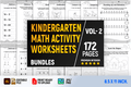 Math Activity Worksheet for Kindergartes graphique