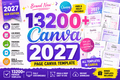 Digital product Canva Page Template | KDP 2027 - digibookface