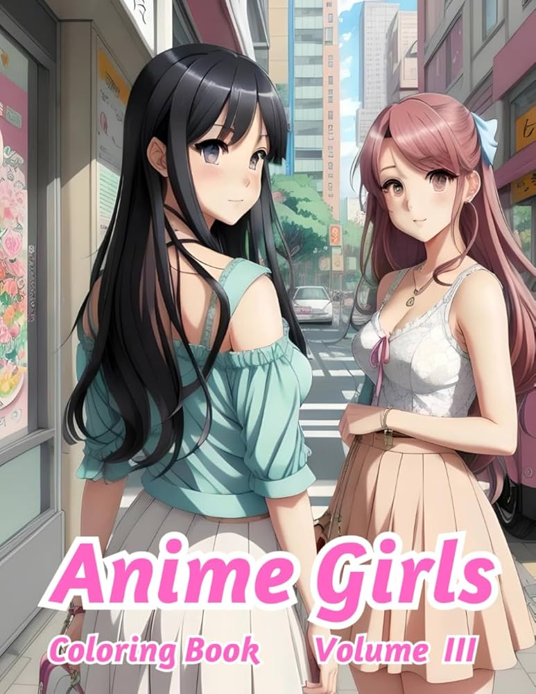 Dreamy Anime Beauties NEW Edition 2026 Anime Girls: A Relaxing Coloring Journey - digibookface